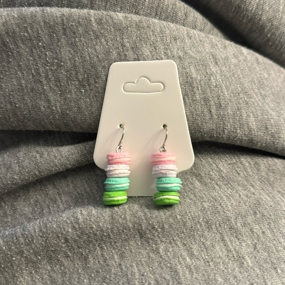 Jewelry - 🛍️BUNDLE 3 for $17 MACARON cute earrings kawaii food animal